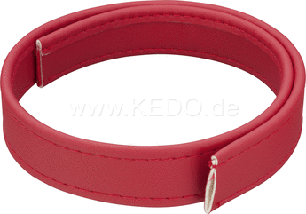 Kedo Seat Belt / Seat Strap, red, OEM reference # 43F-24734-00, fits to seat cover item 31346R, not pre-punched, length apprx. 66cm | 31347R