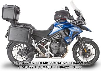 GIVI / ジビ Triumph Tiger 1200 GT Aluminum Rear Rack specific for Monokey top case | SRA6422