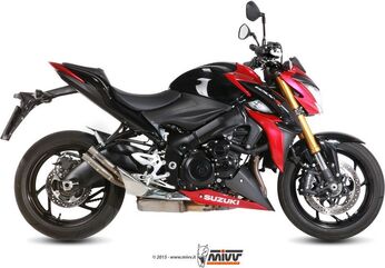 MIVV / ミヴDOUBLE GUN スリップ オン チタン for SUZUKI GSXS 1000 (2015 - 2016) | S.044.LDG