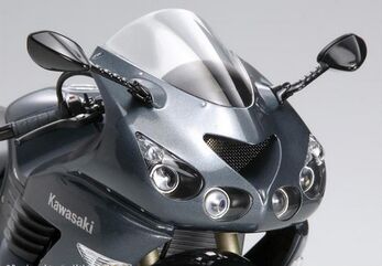 Powerbronze / パワーブロンズ スタンダードスクリーン フロストサファイヤ ブルー KAWASAKI ZZR1400, 06-19 | 410-K157-018