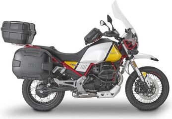 GIVI / ジビ Screen for Moto Guzzi V 85 TT, color clear, dim. HxW 68,5 x 46 cm, fits oe headlight fairing, 34,5 cm higher than oe | D8203ST