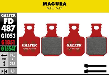 Galfer / ガルファー アドバンスドブレーキパッド | FD487G1851