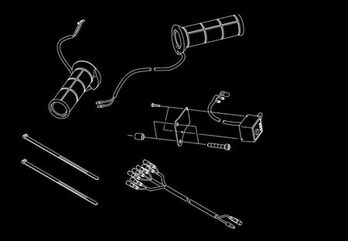 Kawasaki / カワサキ キット-アクセサリー, ヒート グリップ | 999940408