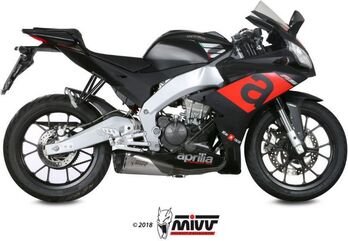 MIVV / ミヴ SPORT DELTA RACE SLIP-ON Muffler STAINLESS STEEL for APRILIA RS 125 (4 stroke) 2017 ECE approved (Euro4) Catalyzer is included | A.011.LDRX