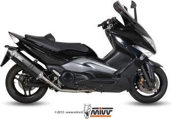MIVV / ミヴSPEED EDGE ブラックステンレススチール for YAMAHA TMAX 500 (2008 - 2011) | Y.035.LRB