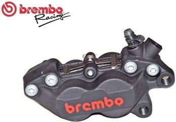 Brembo / ブレンボ 右 フロントブレーキキャリパー ブラックチタニウム WITH RED LOGO P4-40C | 20516588
