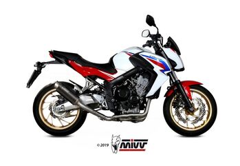 MIVV / ミヴマフラー Gp Pro Black Stainless Steel Exhaust | H.055.LXBP