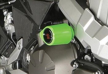 Powerbronze / パワーブロンズ バジェットクラッシュポストセット (クラッシュバー), ブラック KAWASAKI Z750, 07-11 ,Z1000, 07-09 | 513-K118-003