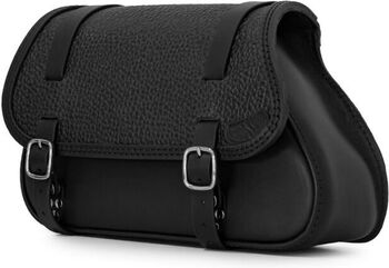Ends Cuoio / エンズクオイオ バッグ Folk（フォーク）左側 - ハンマードレザー - ブラックステッチ | FK.MART.CTN.SX