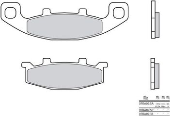 BREMBO / ブレンボ ブレーキパッド 07KA09SP シンタード・メタル | 07KA09SP