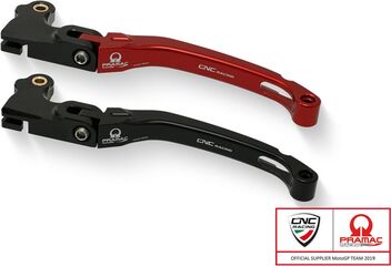 CNC Racing / シーエヌシーレーシング Clutch lever Race - folding Pramac Racing Limited Edition, Red | LCR23RPR
