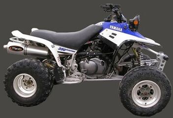 Marving マービングマフラー Single Big Oval Quad Atv Line アルミ （クワッド・4輪バイク）YFM 350 WARRIOR 2003/2005 YAMAHA Qua | EU/AL/Y49