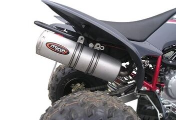 Marving マービングマフラー Single Small Oval Quad Atv Line アルミ （クワッド・4輪バイク）RAPTOR 250 2008 YAMAHA Quad - EU/ | EU/ALO/Y65