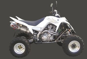 Marving マービングマフラー Group Big Oval Quad Atv Line アルミ （クワッド・4輪バイク）YFZ 700 R RAPTOR 2005> YAMAHA Quad - | Y/149/IX