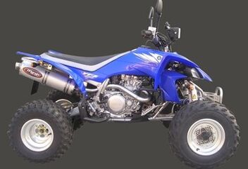 Marving マービングマフラー Group Big Oval Quad Atv Line アルミ （クワッド・4輪バイク）YFZ 450 R 2005 YAMAHA Quad - Y/150/I | Y/150/IX