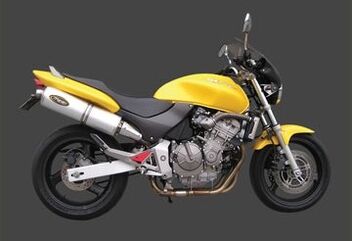 Marving / マービング マフラー ビッグオーバル = 102x130 Superline アルミニウム - EU公道走行認可 Honda HORNET 600 (03-05) | EU/AL/H41