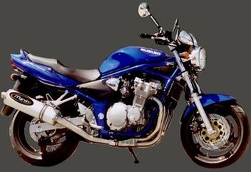 Marving / マービング マフラー ビッグオーバル = 102x130 Superline アルミニウム - EU公道走行認可 Suzuki GSF 600 BANDIT 00 (00 | EU/AL/S10