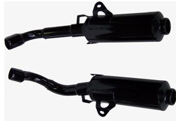 Marving / マービング デュアルマフラー Cylindrical &Oslash; 114 ブラック - EU公道走行認可 Honda CBR 1000 F (92-95) | H/2146/NC