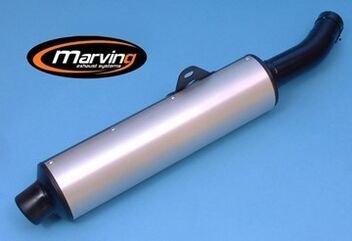 Marving / マービング マフラー Cylindrical &Oslash; 114 ブラック + アルミニウム - EU公道走行認可 Yamaha FZR 600 GENESIS ( | Y/2097/NC