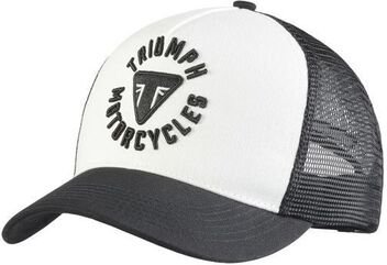 TRIUMPH / トライアンフ TAYLOR EMBROIDERED TRUCKER CAP BONE / BLACK | MCAS21005
