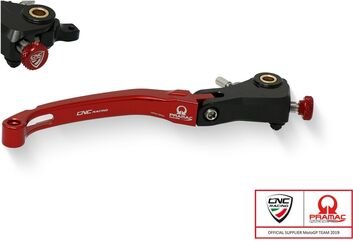 CNC Racing / シーエヌシーレーシング Brake lever Race - folding Pramac Racing Limited Edition, Red | LBR04RPR
