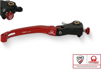 CNC Racing / シーエヌシーレーシング Brake lever Race - folding Pramac Racing Limited Edition, Red | LBR20RPR