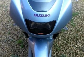 Powerbronze / パワーブロンズ ヘッドライト  プロテクター SUZUKI RF600 93-97 エレクトリックブルー | 440-S058-009