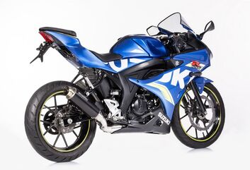 SHARK / シャークマフラー SRC 4 complete exhaust system (1-1) super short,black | 845063