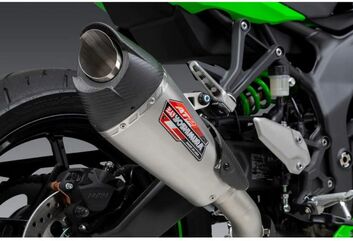 Yoshimura USA Kawasaki ZX-4RR AT2 SO SS/SS/CF EXHAUST STREET SLIP-ONS | 14720BP520