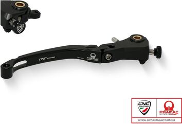 CNC Racing / シーエヌシーレーシング Brake lever Race - folding Pramac Racing Limited Edition, Black | LBR20BPR