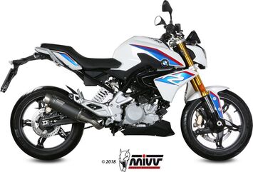 MIVV / ミヴ SPORT GPpro Imp. compl./Full sys. 1x1 BLACK STAINLESS STEEL for BMW G 310 R 2018 ECE approved (Euro4) Catalyzer is included | B.032.LXBP