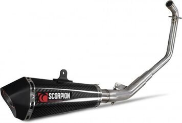 Scorpion Mufflers Serket Taper Full System Carbon Fibre Sleeve | RHA198SYSCEO