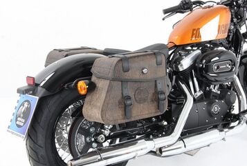 ヘプコ＆ベッカー サドルバッグホルダー カットアウト ブラック Harley-Davidson Sportster 883 Roadster/Iron 883/Super Low/ 8 | 626718 00 01