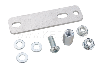 Kedo Mounting Adapter for regulator # 41111, for mounting on the original fixing points on the battery box | 41655