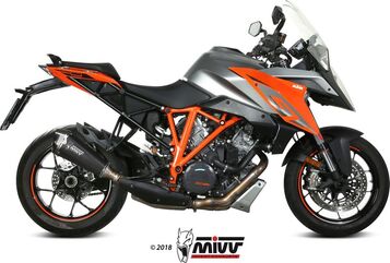 MIVV / ミヴマフラー SPORT SLIP-ON Muffler DELTA RACE STEEL BLACK For KTM 1290 SUPERDUKE GT | KT.018.LDRB