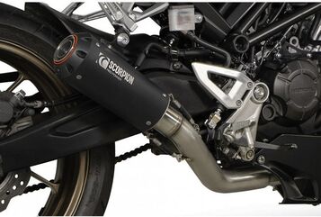 Scorpion Mufflers Red Power Full System Black Ceramic Coated Sleeve | PHA198SYSBCER
