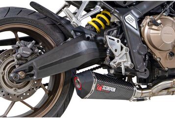 Scorpion Mufflers Serket Taper Full System Carbon Fibre Sleeve | RHA196SYSCEO