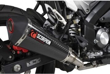 Scorpion Mufflers Serket Taper Full System Carbon Fibre Sleeve | RKE50CEO
