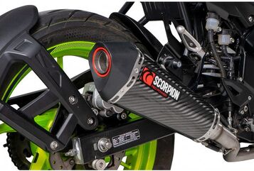 Scorpion Mufflers Serket Taper Full System Carbon Fibre Sleeve | RKE51CEO