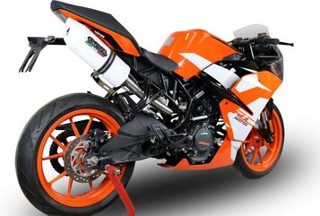 GPR / ジーピーアール Original For Ktm Rc 125 2017/20 E4 Homologated スリッポンエキゾースト Catalized Albus Evo4 | E4.KT.80.CAT.ALBE4