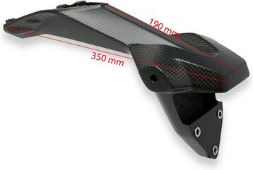 CNC Racing / シーエヌシーレーシング License plate holder Ducati Panigale - Matt Carbon, Matt Carbon | ZA516Y