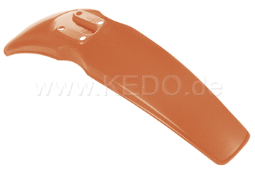 Kedo Replica Front Fender 'El Toro Orange' (with standard mounting holes) (OEM Reference # 1T1-21511-00) | 50723