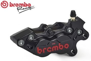 Brembo / ブレンボ ブラックWITH RED LOGO フロントアキシャル 右 ブレーキキャリパー CNC P4-40RR | 20475667