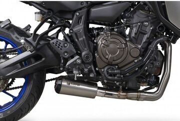 Scorpion Mufflers Red Power Full System Brushed Stainless Steel Sleeve | PYA124SYSSEO