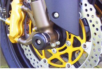 GSGモトテクニック クラッシュパッドセット (フロントホール用) Kawasaki ZX-10R (2004-2005) | 28-30-302