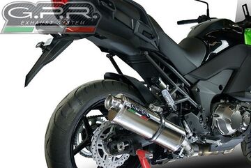 GPR / ジーピーアール Original For Kawasaki Versys 1000 I.E. 2017/18 E4 Homologated スリッポンエキゾースト Trioval | K.175.TRI