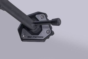 SW Motech Extension for side stand foot. Black/Silver. Benelli Leoncino 800 / 800 Trail. | STS.19.044.10000