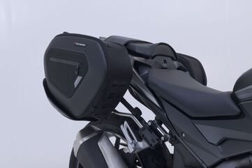SW Motech PRO BLAZE H saddlebag set. Black. Honda CBR500R / CB500F (18-). | BC.HTA.01.740.31800