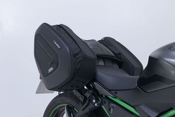 SW Motech PRO BLAZE H saddlebag set. Black. Kawasaki Z650/Ninja 650 (16-). | BC.HTA.08.740.36400