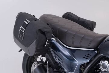 SW Motech Legend Gear side bag system LC Black Edition. Ducati Scrambler Nightshift / Full Throttle (23-). | BC.HTA.22.088.20100